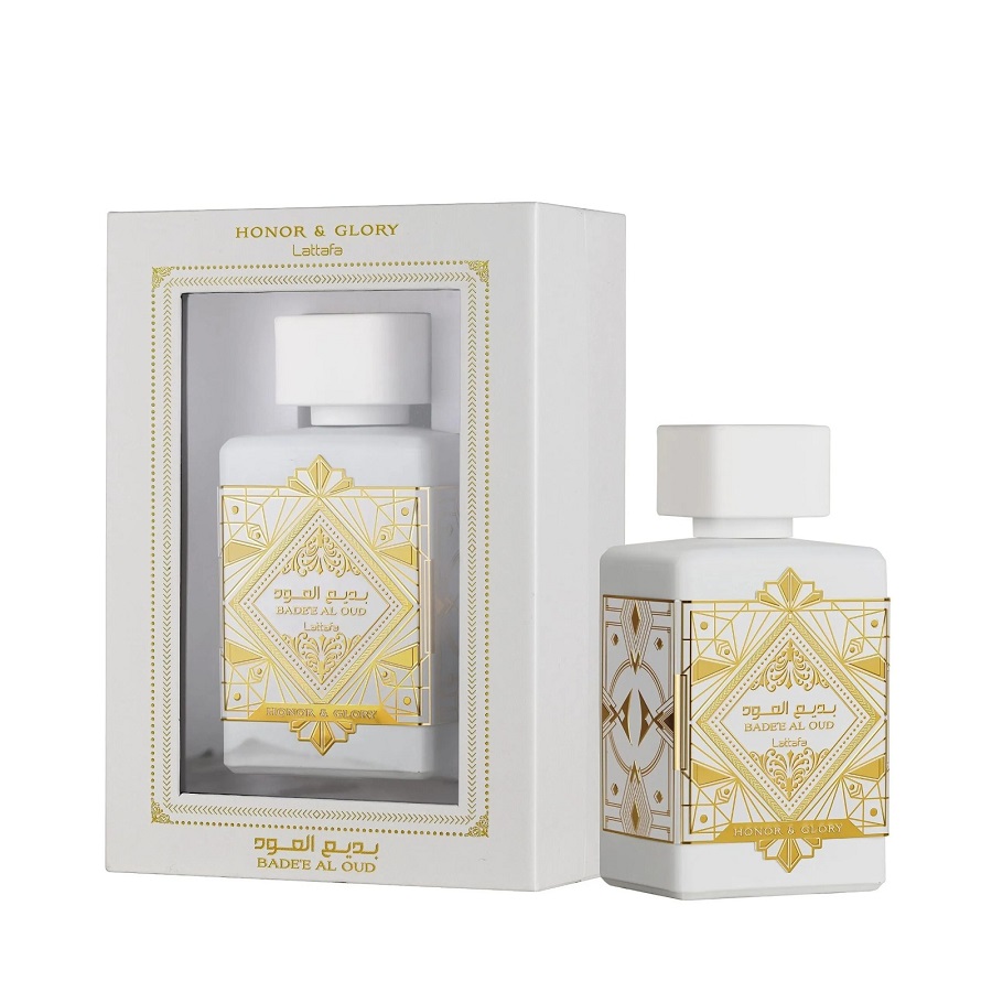 Lattafa Honor & Glory Badee Al Oud EDP 100 ml לטפה באדי אל אוד הונור גלורי בושם יוניסקס  אדפ 100 מ”ל