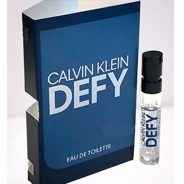 Calvin Klein Defy Men EDT 1.2 ml vial קלווין קליין דפיי אדט דוגמית לגבר 1.2 מ”ל