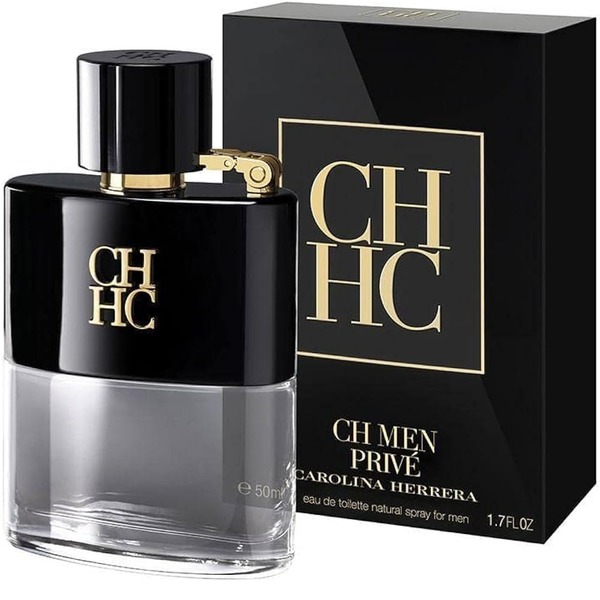 Carolina Herrera CH Men Prive Eau de Toilette 50 ML בושם נדיר מאוד קרולינה הררה CH פריביי אדט 50 מ”ל