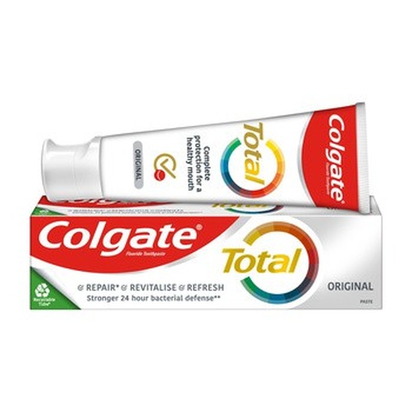 Colgate Total Original Toothpaste 75 ml קולגייט מש.שיניים טוטאל אורגינל 75 מל