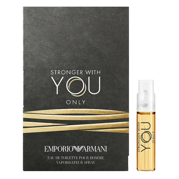 Giorgio Armani Stronger With You Only Men Eau de Toilette sample 1.2 ml Vial