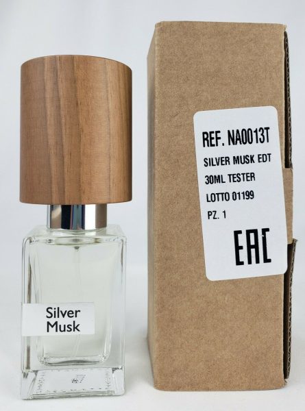 Nasomatto Silver Musk Extrait DP 30 ml Tester נאסומטו בושם לאישה טסטר סילבר מסק אדפ לאישה 30 מ”ל