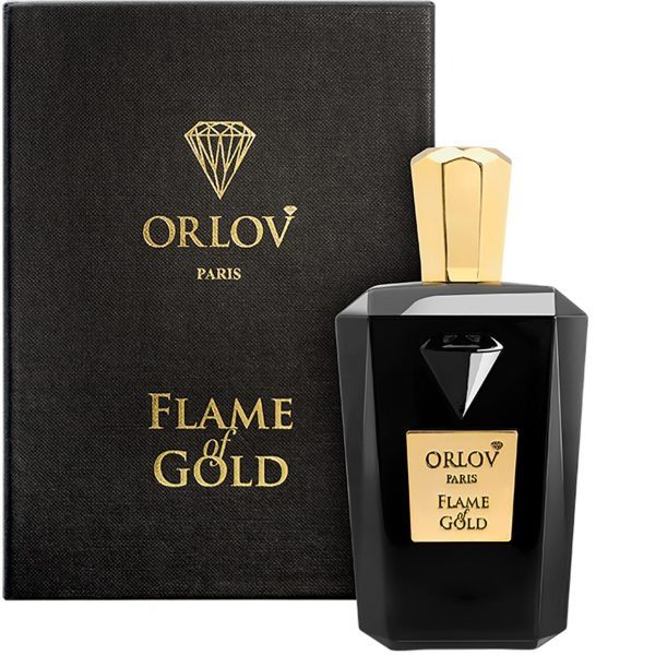 Orlov Paris Flame Of Gold Unisex EDP 75 ml אורלוב פלאם אוף גולד א.ד.פ 75 מ”ל