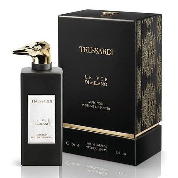 Trussardi Collection Le Vie Di Milano Musc Noir EDP 100 ml unisex טרוסרדי לה וי דה מילאנו מאסק נואר בושם יוניסקס באריזת