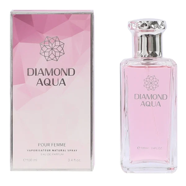 V.V.Love Diamond Aqua Pour Femme EDP 100 ml וי וי לאב דיאמונד אקוואה אדפ 100 מ”ל בושם לאשה ( תואם לבושם ורצ’סה קריסטל בריח )