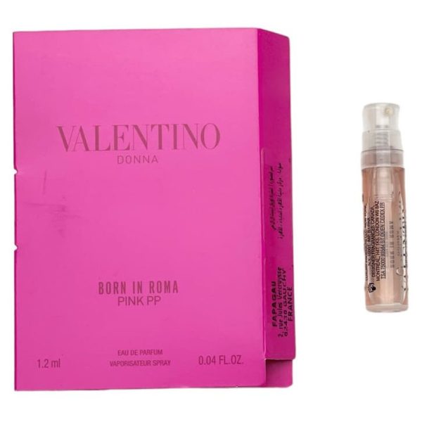 Valentino Donna Born in Roma Pink PP 1.2 ML Vial ולנטינו דונה בורן אין רומא פינק פפ אדפ 1.2 מל