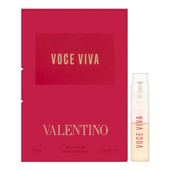 Valentino Voce Viva Eau de parfum vial 1.2 ml ולנטינו ווסה ויוה אדפ איטנס 1.2 מ”ל- בושם מיניאטור