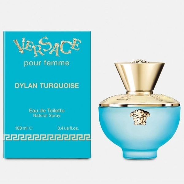 Versace Dylan Turquoise EDT Spray 100 ml Women ורסצ’ה דילן טורקיז אדט לאישה 100 מ”ל