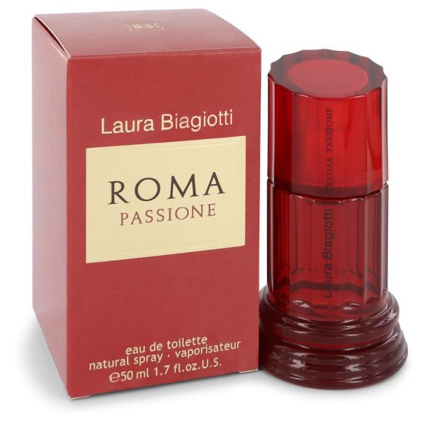 Laura Biagiotti Roma Passione Perfume by Laura Biagiotti 50 ML EDT Spay for Women לאורה ביאג’יוטי רומא פסיאון