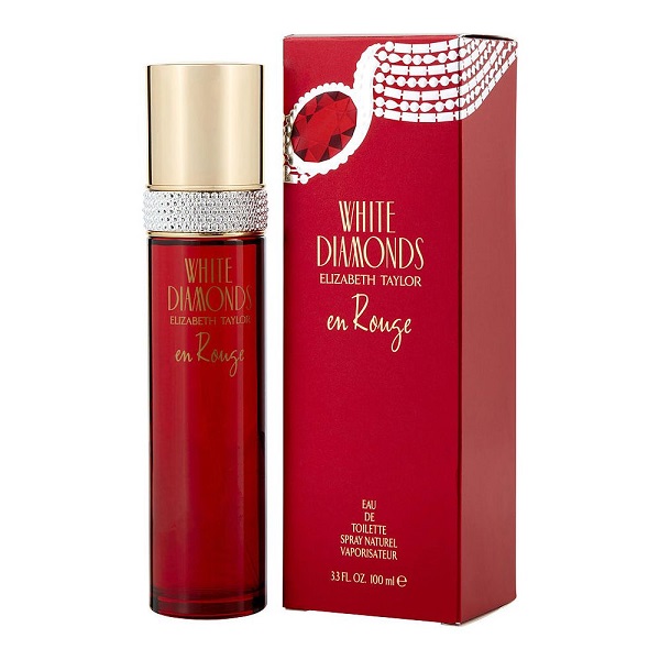 Elizabeth Taylor White Diamonds En Rouge Women Eau De Toilette 100 ML אליזבת טיילור וויט דיימונדס אן רוג’ אדט לאישה 100 מ”ל