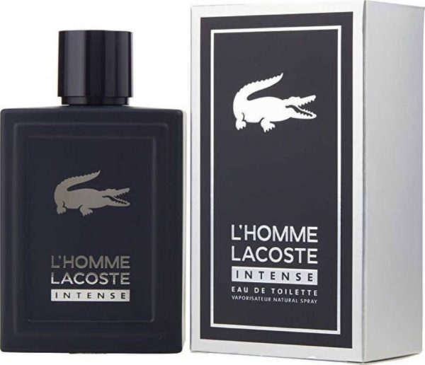 Lacoste L’Homme Intense Men EDT 100 ml Tester טסטר לקוסט להום אינטנס אדט לגבר 100 מ”ל