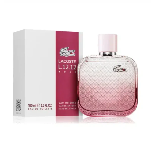 Lacoste Rose Eau Intense Women EDT 100 ml Tester לקוסט טסטר רוז  אינטאנס אדט לאישה 100 מ”ל