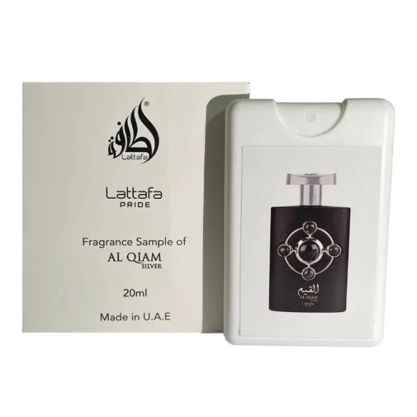 Lattafa Al Qiam Unisex Eau De Parfum 20 ml Tester טסטר לטאפה פרייד אל קיאם סילבר אדפ יוניסקס 20 מ”ל