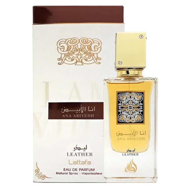 Lattafa Ana Abiyedh Leather Eau De Parfum 60 ml Unisex לטאפה אנה אביאד לטר אדפ יוניסקס 60 מ”ל