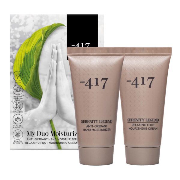 Minus 417- My Duo Moisturizers 2 X 50 Ml Hand & Foot Cream מארז קרם ידיים 50 מל + קרם רגליים 50 מ”ל