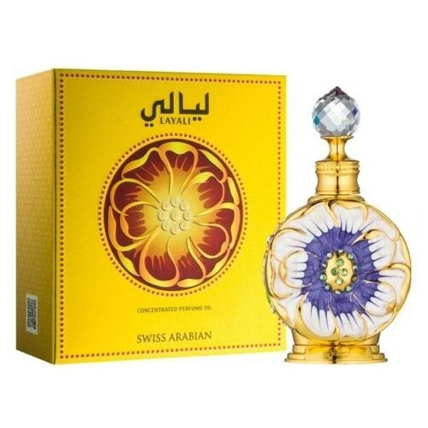 Swiss Arabian Layali Concentrated Perfume Oil 15 ml Unisex סוויס ערביאן פרפיום אויל יוניסקס 15 מ”ל