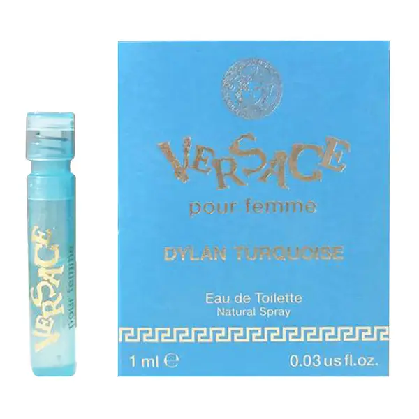 Versace Dylan Turquoise Women EDT 1 ml Vial ורסצ’ה דוגמית לאישה 1 מ”ל