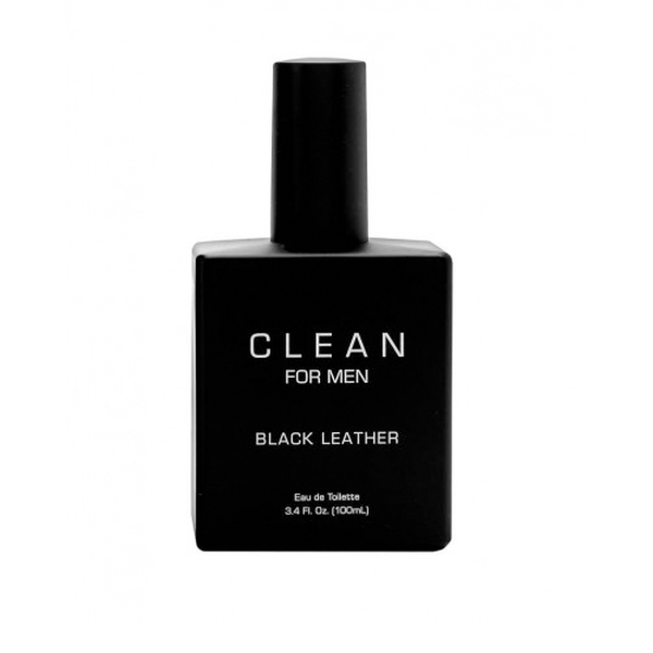 Clean for Man Black Leather TESTER Eau De Toilette Spray 100 ml טסטר קלין בלאק לת’ר אדט לגבר 100 מ”ל