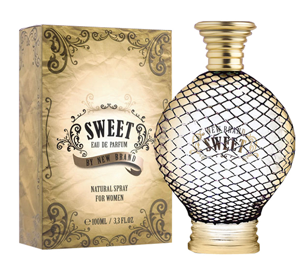 New Brand Sweet by for Women EDP 100 ML Spray ניו ברנד סוויט בושם לאשה אדפ 100 מ”ל