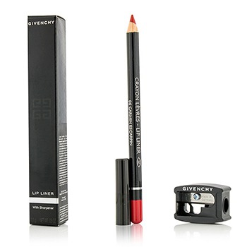 Givenchy lip liner No 6 Carmin Escarpin  ג’יבנשי עיפרון תוחם שפתיים מספר 6 + מחדד