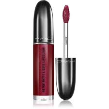 MAC Retro Matte Liquid Lipcolour Crowned 128 מאק מאק ליפסטיק מאט נוזלי מטאלי