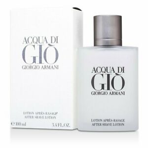 Acqua Di Gio 100 ML After Shave Lotion Splash (Glass Bottle) ג’ורג’יו ארמני אקווה דה ג’יאו אפטר שייב לגבר 100 מ”ל