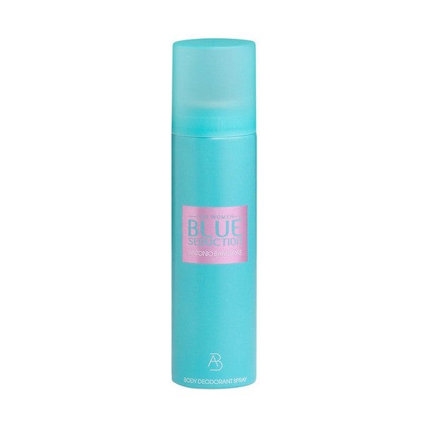 Antonio Banderas Blue Seduction Women Deodorant Spray 150 ml  אנטוניו בנרס דאודורנט ספריי לאישה 150 מל