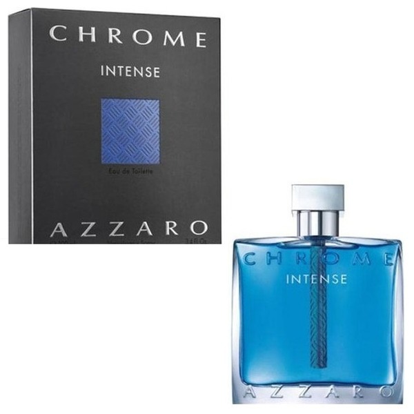 Azzaro Chrome Intense Men’s Eau de Toilette Spray 100 ML אזארו קרום אינטנס אדט 100 מ”ל