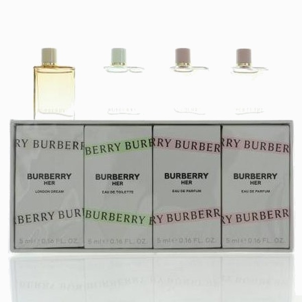 Burberry Her Collection Mini Gift Set Women EDP+EDT 4 X 5ml ברברי סט 4 יחידות לאישה