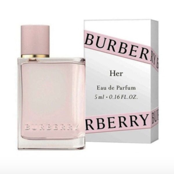 Burberry Her Eau De Parfum Miniature 5 ml ברברי הר מיניטורה אדפ לאישה 5 מ”ל