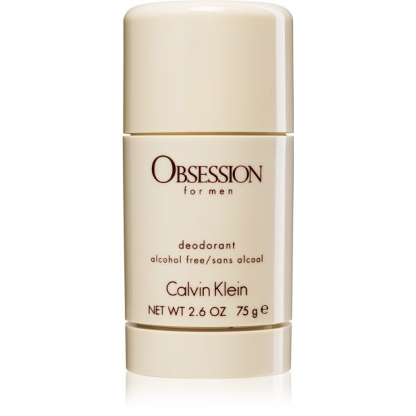 Calvin Klein Obsession Deodorant Stick 75 ml קלוין קליין לגבר 75 גר CK דאו סטיק נטול אלכוהול