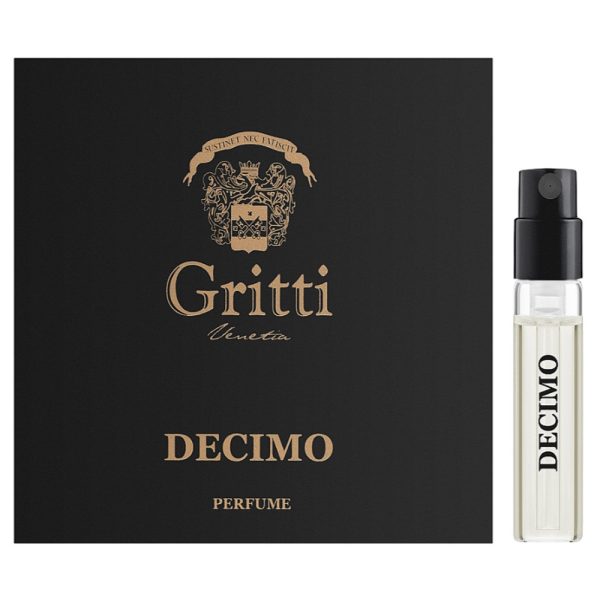 Gritti Decimo Perfume 2 ml vial דוגמית גריטי רברוד אדפ יוניסקס 2 מ”ל