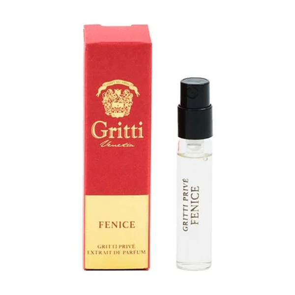 Gritti Fenice Extrait De Parfum 2 ml vial דוגמיות גריטי פניס אקסטרייט דה פרפיום יוניסקס 2 מ”ל