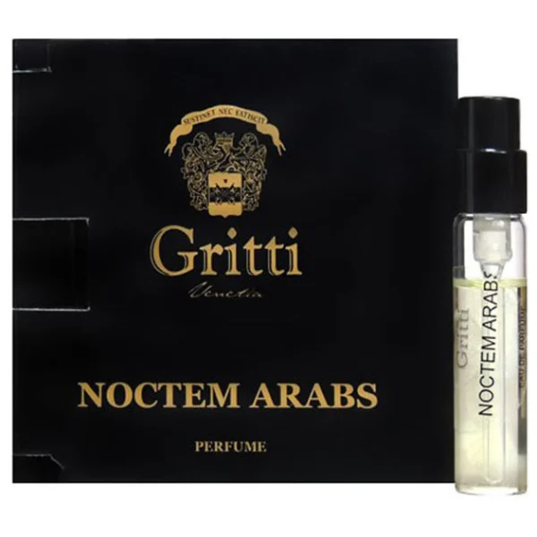 Gritti Noctem Arabs Perfume 2 ml vial דוגמית גריטי נוקטם עראבס אדפ יוניסקס 2 מ”ל