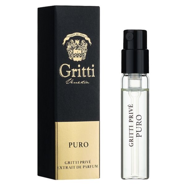 Gritti Puro Extrait De Parfum 2 ml vial גריטי דוגמית פורו אקסטרייט דה פרפיום יוניסקס 2 מ”ל