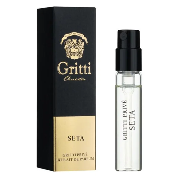 Gritti Seta Extrait De Parfum 2 ml vial דוגמית גריטי סטה אקסטרייט דה פרפיום יוניסקס 2 מ”ל