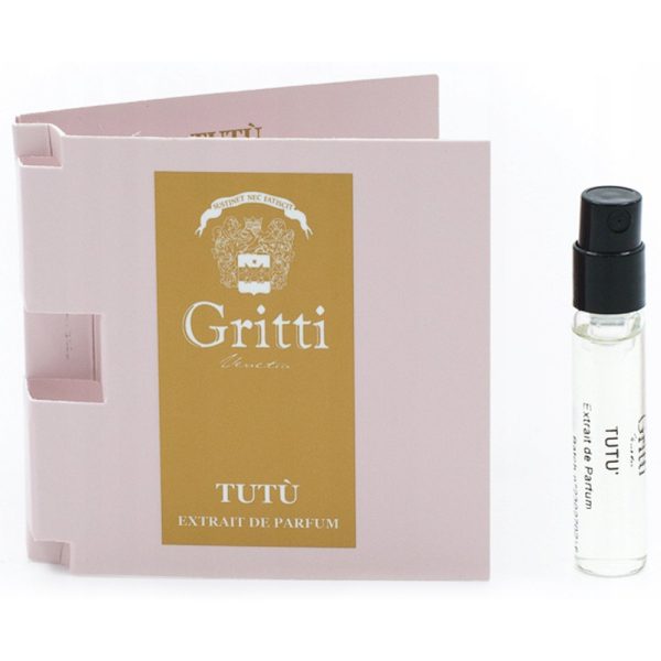 Gritti Tutu Extrait De Parfum 2 ml vial דוגמית גריטי טוטו אקסטרייט דה פרפיום יוניסקס 2 מ”ל