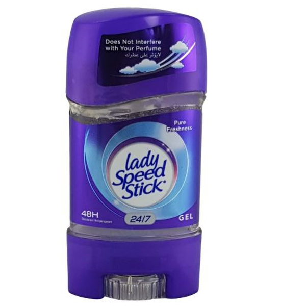 Lady Speed Stick Deodorant Gel 24/7 Antiperspirant Pure Freshness ליידי ספיד סטיק ג’ל 24/7