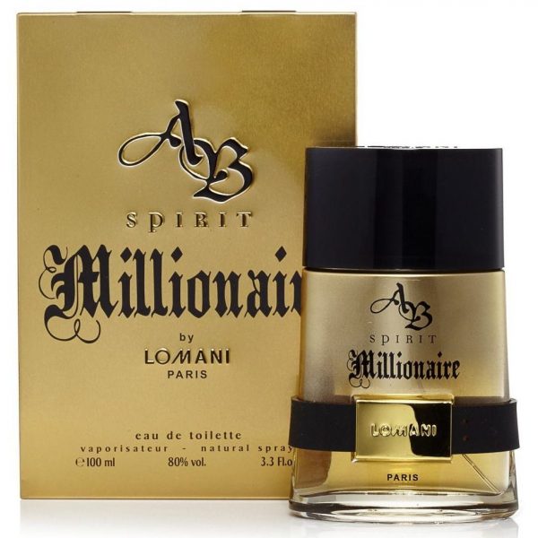 Lomani Spirit Millionaire 100 ml Eau de toilette Man לומני ספיריט מיליונרׁ (או דה טואלט) אדט 100 מל לגבר