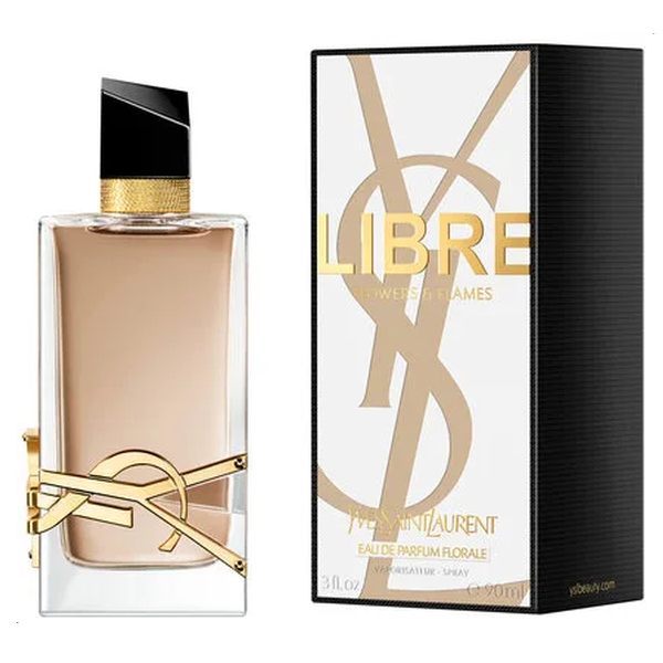 Yves Saint Laurent Libre Lowers & Flames EDP Florale 90 ML איב סאן לורן ליברה פלאוורס אנד פליימס אדפ 90 מל