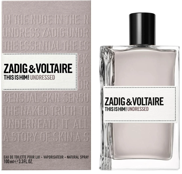 זדיג דיס איז הים אנדרסד אדט 100 מ”ל Zadig & Voltaire This is Him Undressed EDT 100 ML