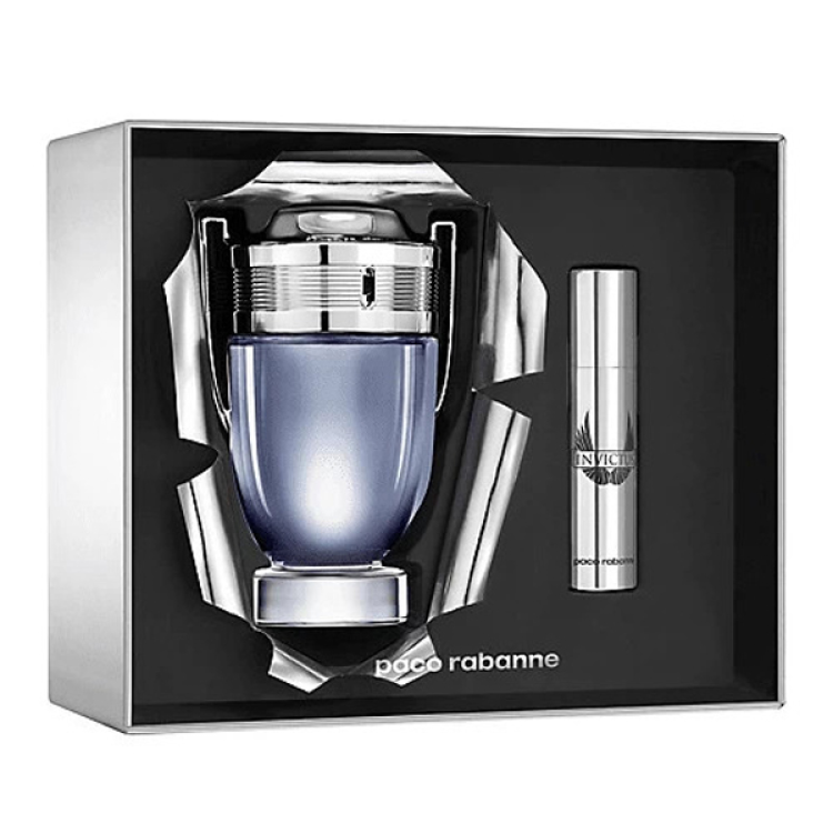 פאקו רבאן אינויקטוס אדט 100 מ”ל + 10 מ”ל Paco Rabanne Invictus EDT 100ML + 10 ML TRAVEL SET